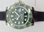 NEW UPGRADED Hulk Rolex Replica Watch: Submariner SS Black Rubber strap